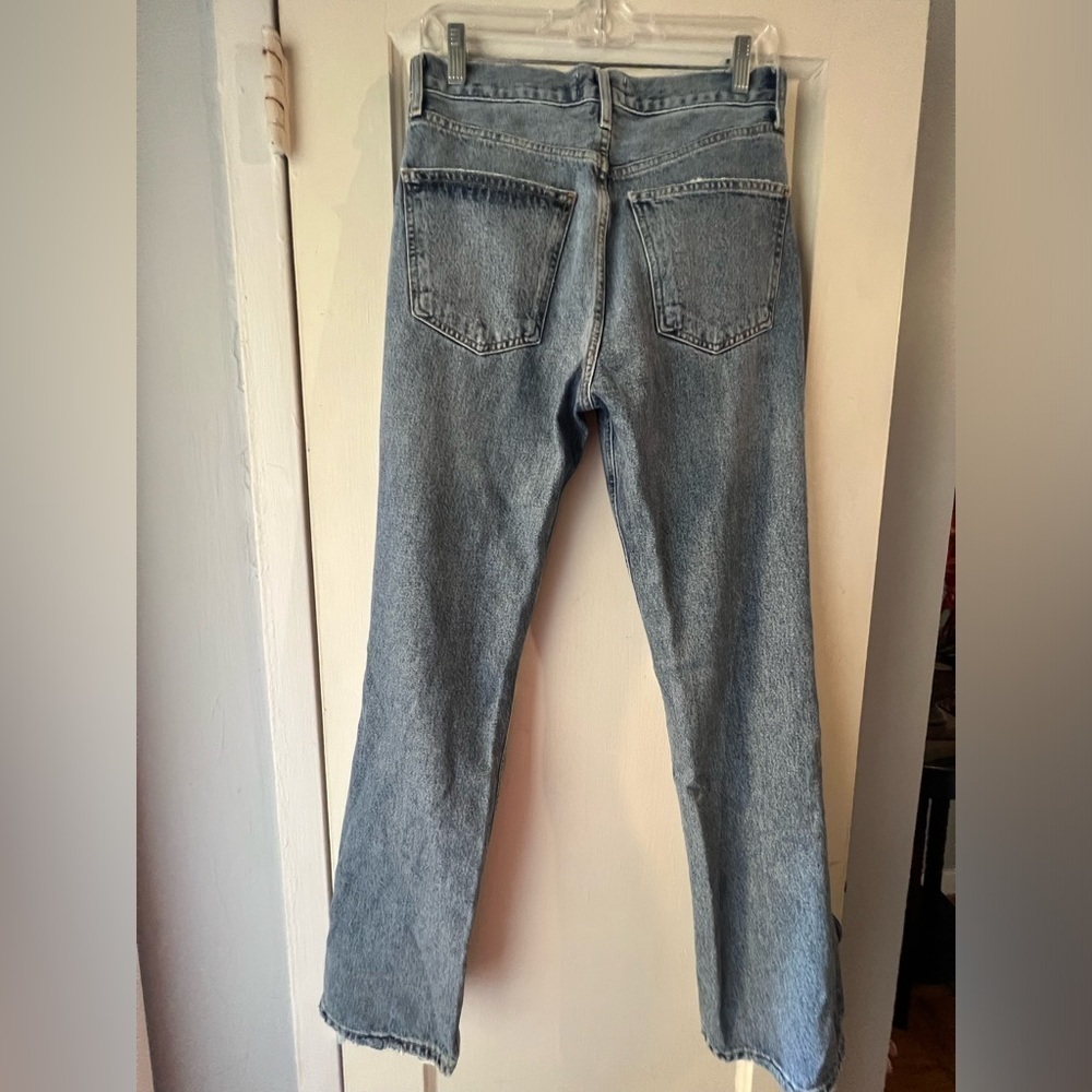 AGOLDE Lana High-Rise Vintage Straight-Leg Jeans in Backdrop 26 - Picture 9 of 9